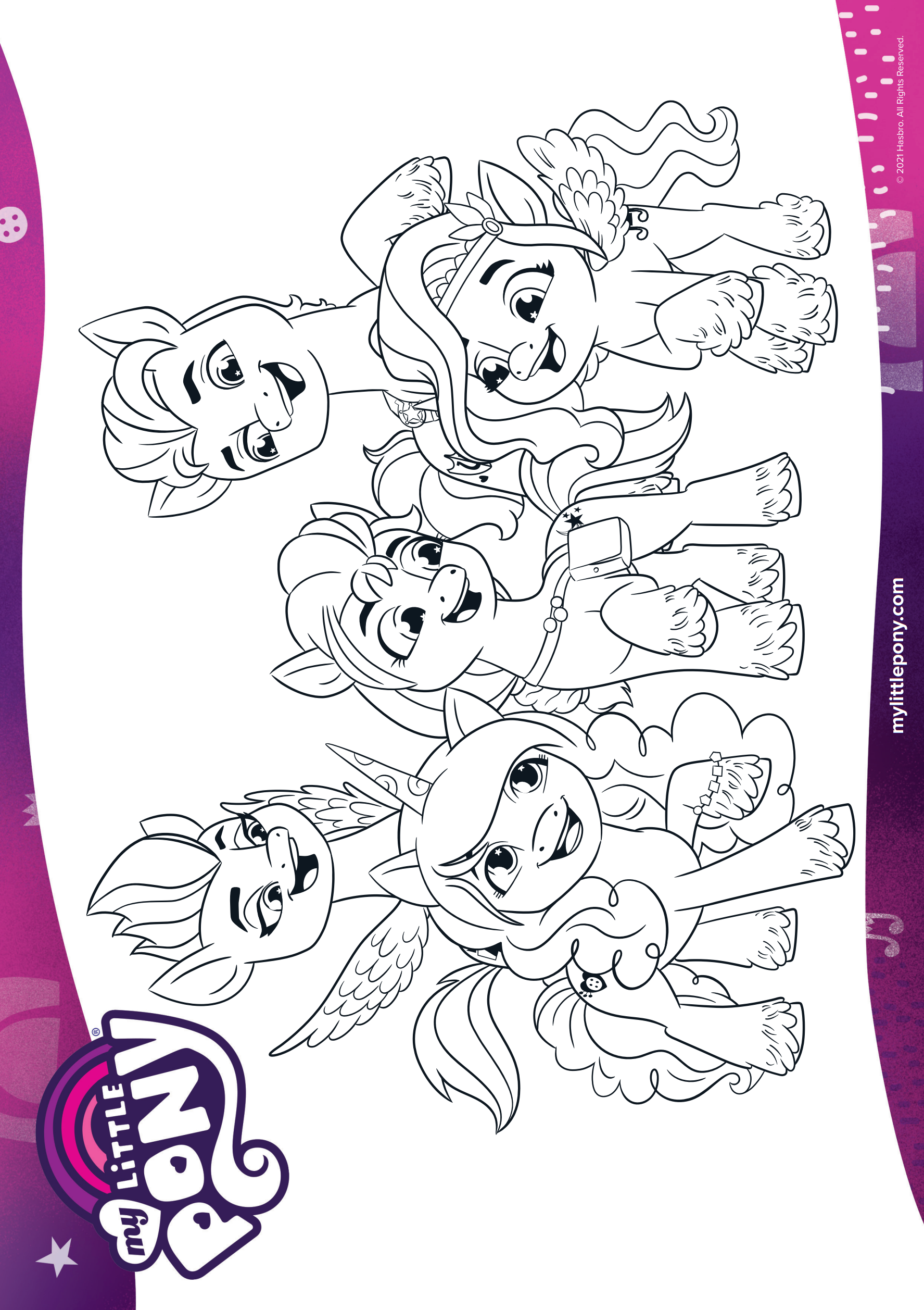 Kids-n-fun.com | Coloring page My Little Pony Next Generation Next